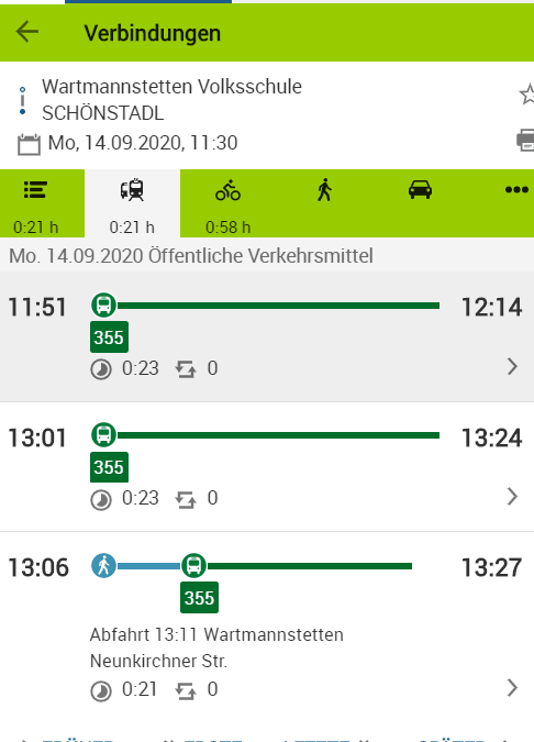 VS Wartmanstetten Schönstadl ab Herbst 2020