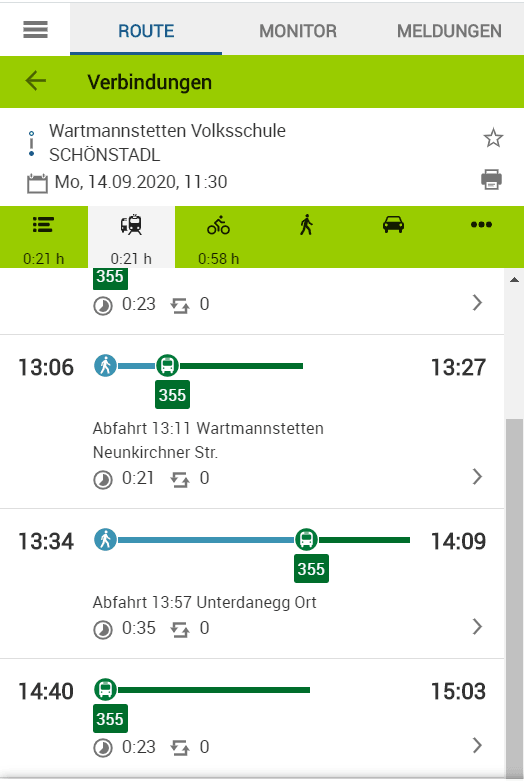 VS Wartmanstetten Schönstadl ab Herbst 2020 später Nachmittag