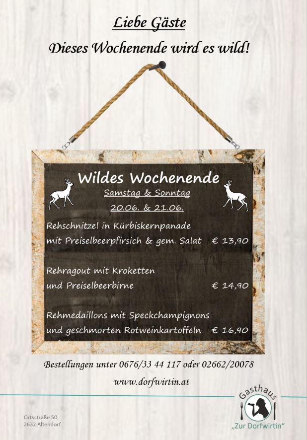 Wildeswochenende