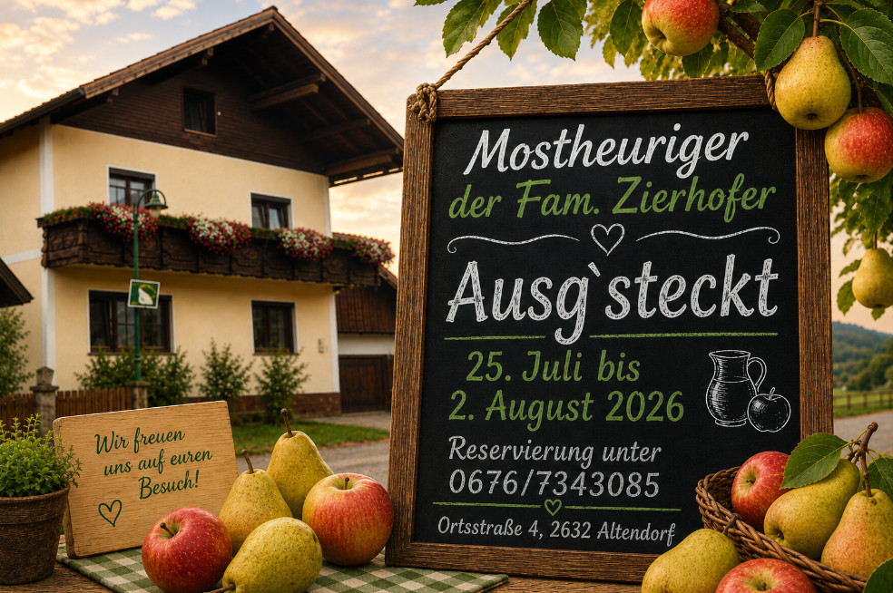 Mostheurige der Fam. Zierhofer