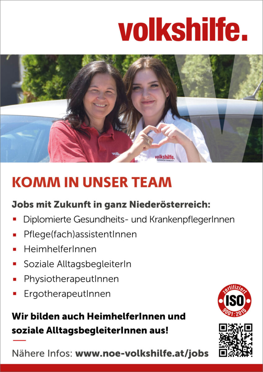 Jobs bei  der Volkshilfe NÖ