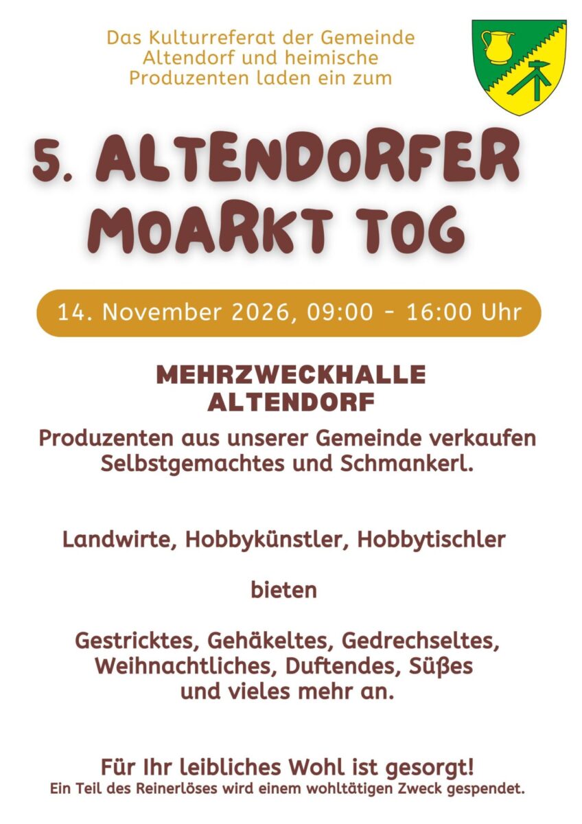 Moarkt Tog in der Mehrzweckhalle Altendorf