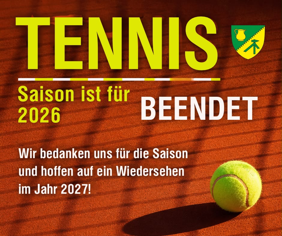 Tennissaison beendet
